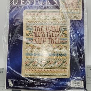 Janlynn Designs For The Needle "The Lord Bless Thee & Keep Thee" Cross Stitch +1
